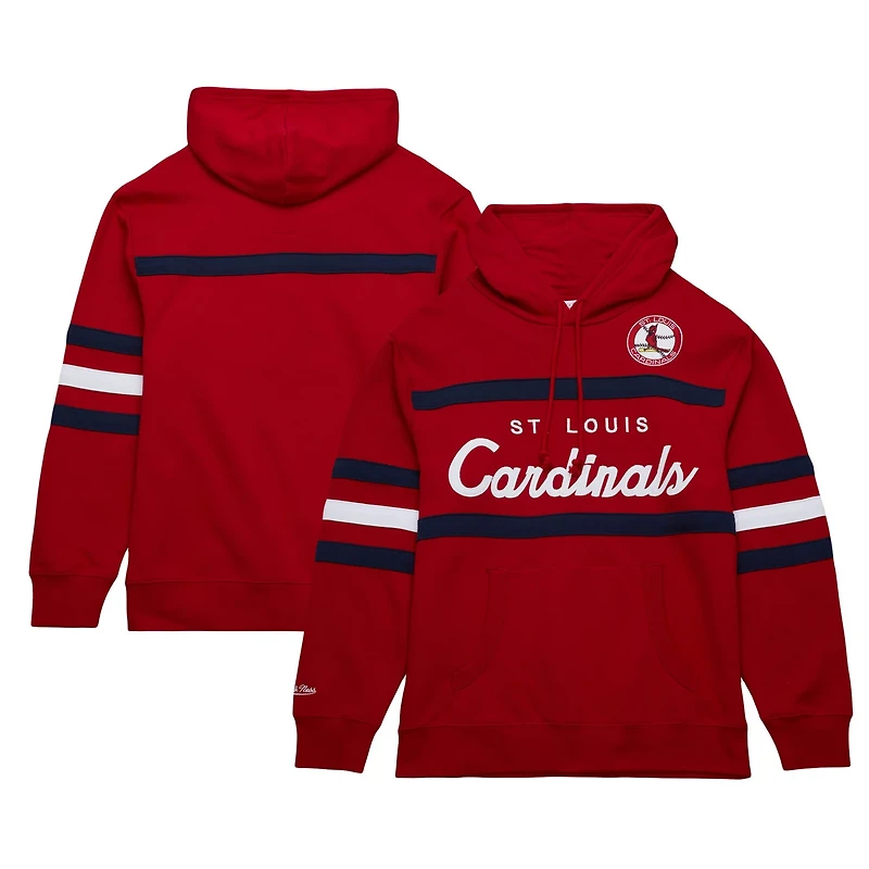 Mitchell  Ness St Louis Cardinals Head Coach Pullover Hoodie