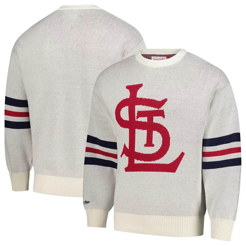 Mitchell Ness St Louis Cardinals Retro Pullover Sweater