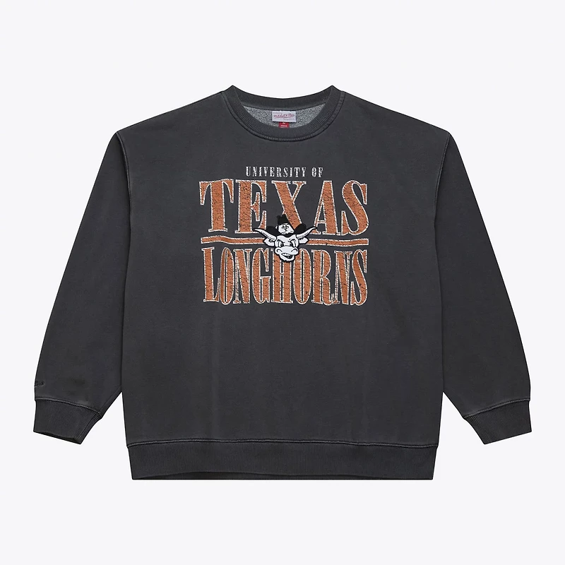Mitchell Ness Texas Longhorns Downtown Fleece Sweatshirt
