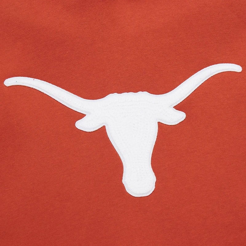 Mitchell  Ness Texas Longhorns Chainstich Fleece Pullover Hoodie