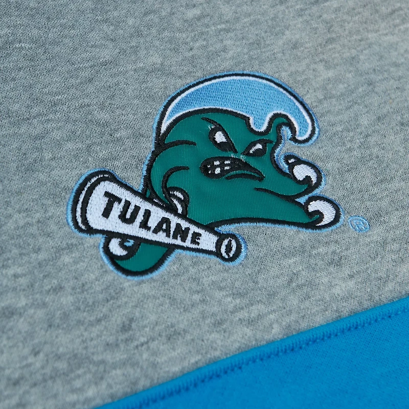 Mitchell  Ness Tulane Wave Head Coach Pullover Hoodie
