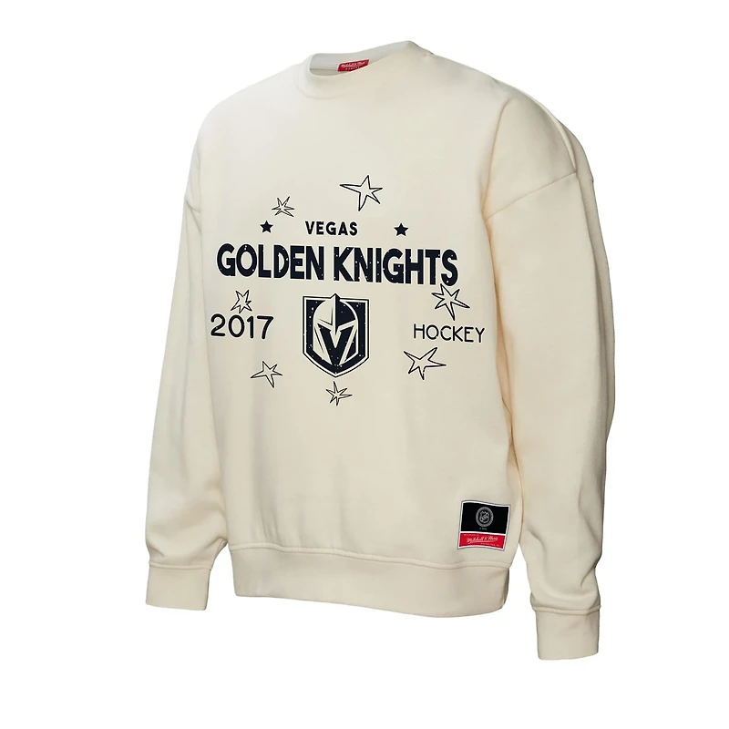 Mitchell  Ness Vegas Golden Knights Logo 30 Pullover Sweatshirt