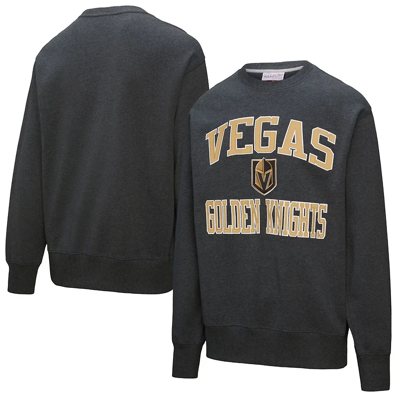 Mitchell  Ness Vegas Golden Knights Playoff Win Fleece Pullover Sweatshirt
