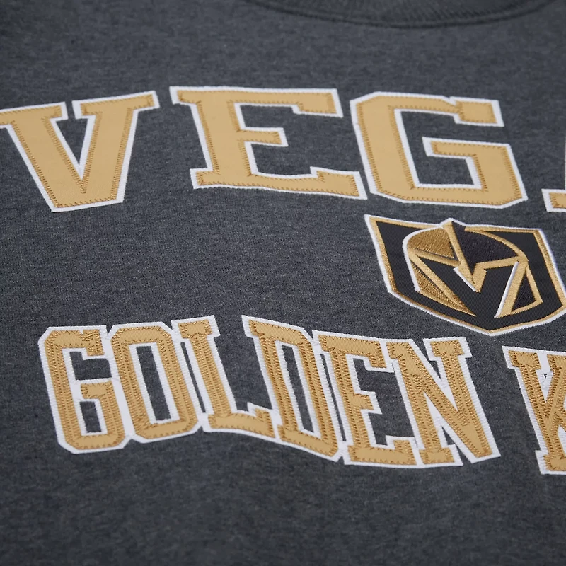 Mitchell  Ness Vegas Golden Knights Playoff Win Fleece Pullover Sweatshirt
