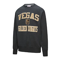 Mitchell  Ness Vegas Golden Knights Playoff Win Fleece Pullover Sweatshirt