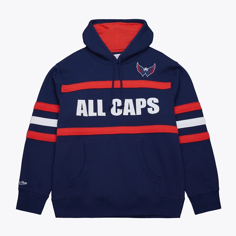 Mitchell  Ness Washington Capitals Head Coach Slogan Pullover Hoodie