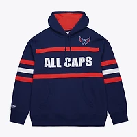 Mitchell  Ness Washington Capitals Head Coach Slogan Pullover Hoodie