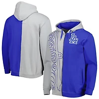 Mitchell  Ness /White Los Angeles Dodgers Fleece Full-Zip Hoodie