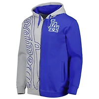Mitchell  Ness /White Los Angeles Dodgers Fleece Full-Zip Hoodie