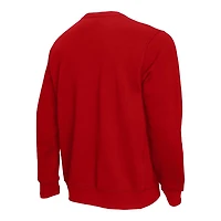 Mitchell  Ness Wisconsin Badgers Elite Script Pullover Sweatshirt