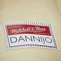 Mitchell & Ness Women's Golden State Warriors Cropped Satin Full Snap Jacket