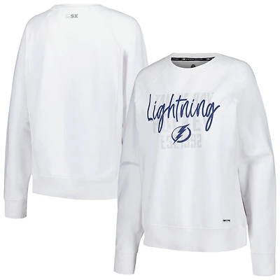 MSX by Michael Strahan Tampa Bay Lightning Millie Raglan Pullover Sweatshirt