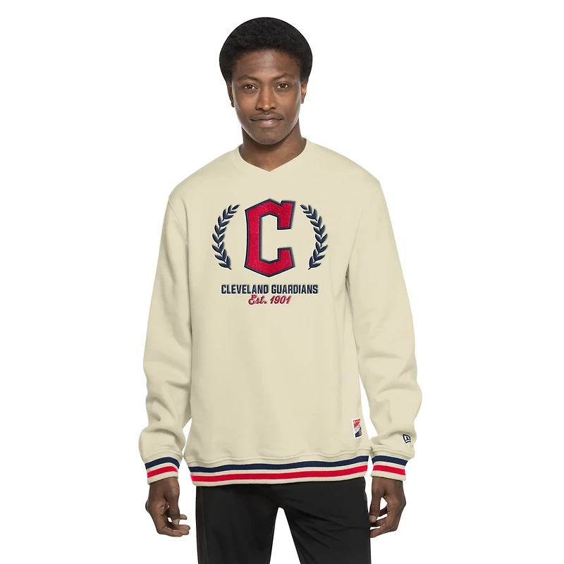 New Era Cleveland Guardians Throwback Pullover Sweatshirt