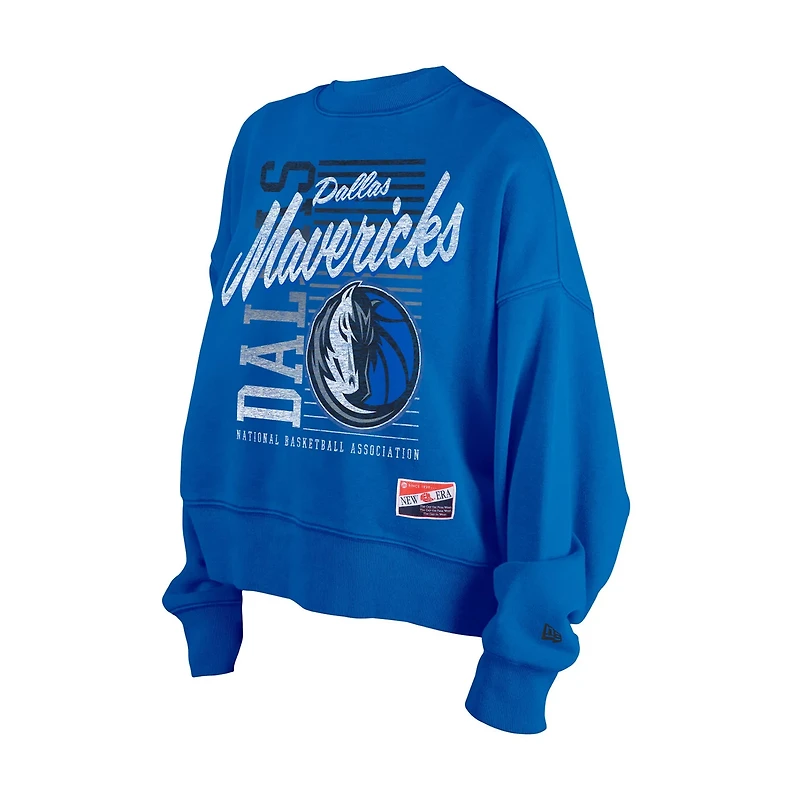 New Era Dallas Mavericks Boxy Throwback Mineral Wash Sweatshirt