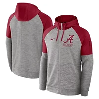 Nike Alabama Crimson Tide Fitness Raglan Performance Full-Zip Hoodie