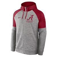 Nike Alabama Crimson Tide Fitness Raglan Performance Full-Zip Hoodie