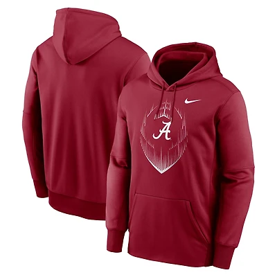 Nike Alabama Crimson Tide Football Icon Performance Fleece Pullover Hoodie