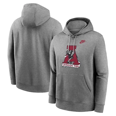 Nike Alabama Crimson Tide Legacy Logo Club Fleece Pullover Hoodie