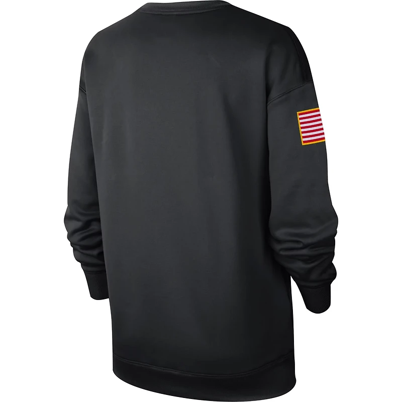 Nike Alabama Crimson Tide Military Appreciation Therma Performance All-Time Pullover Sweatshirt