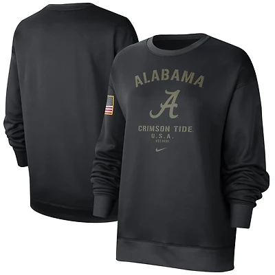Nike Alabama Crimson Tide Military Appreciation Therma Performance All-Time Pullover Sweatshirt