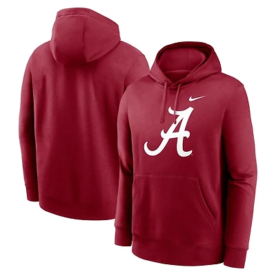 Nike Alabama Tide Primetime Evergreen Club Fleece Pullover Hoodie