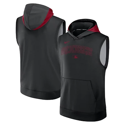 Nike Arizona Diamondbacks Authentic Collection Performance Sleeveless Pullover Hoodie