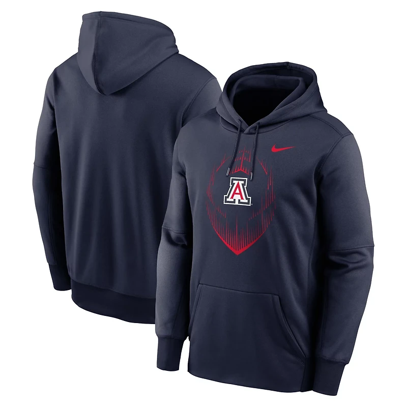 Nike Arizona Wildcats Football Icon Performance Fleece Pullover Hoodie