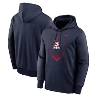Nike Arizona Wildcats Football Icon Performance Fleece Pullover Hoodie