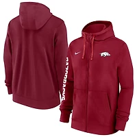 Nike Arkansas Razorbacks 2024/25 Sideline Club Fleece Pullover Hoodie