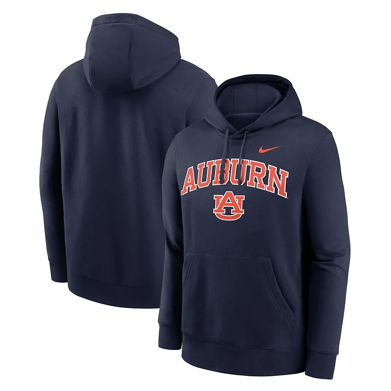 Nike Auburn Tigers Club Fleece Arch Pullover Hoodie