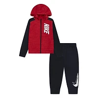 Nike Boys' 4-7 Multi-Fleece Therma-FIT Hoodie and Joggers Set