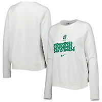 Nike Brazil National Team Lockup Varsity Tri-Blend Raglan Pullover Sweatshirt
