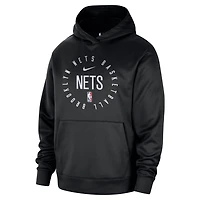 Nike Brooklyn Nets 2024 25 Spotlight On-Court Practice Performance Pullover Hoodie