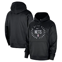 Nike Brooklyn Nets 2024 25 Spotlight On-Court Practice Performance Pullover Hoodie