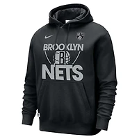 Nike Brooklyn Nets Courtside Club Pullover Hoodie
