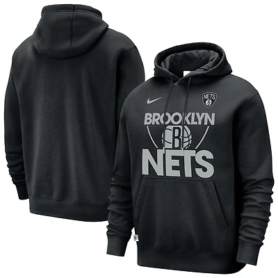 Nike Brooklyn Nets Courtside Club Pullover Hoodie