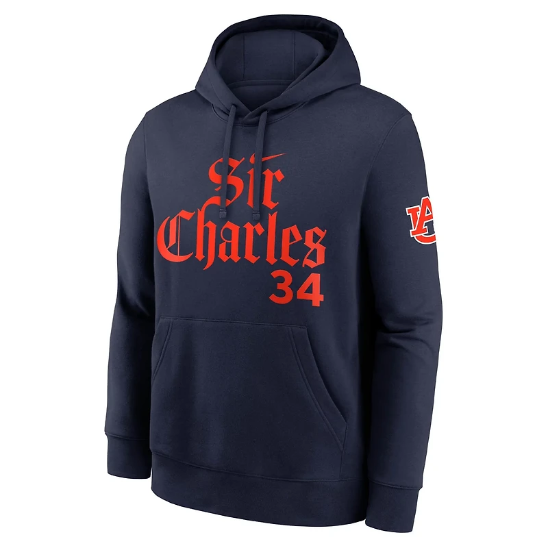 Nike Charles Barkley Auburn Tigers Name Number Club Fleece Hoodie
