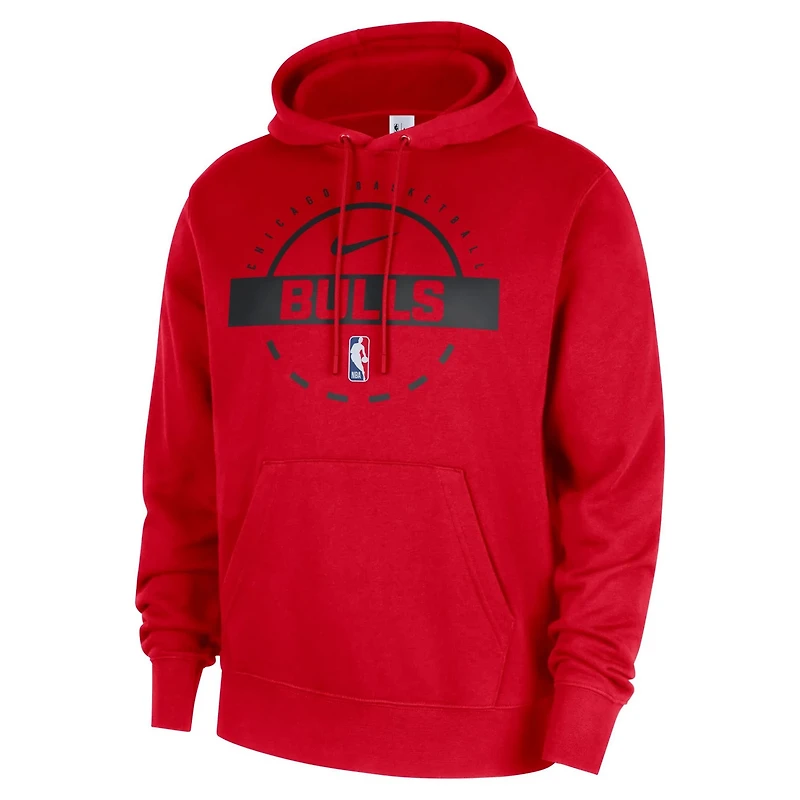 Nike Chicago Bulls 2025 26 Authentic Practice Club Pullover Hoodie