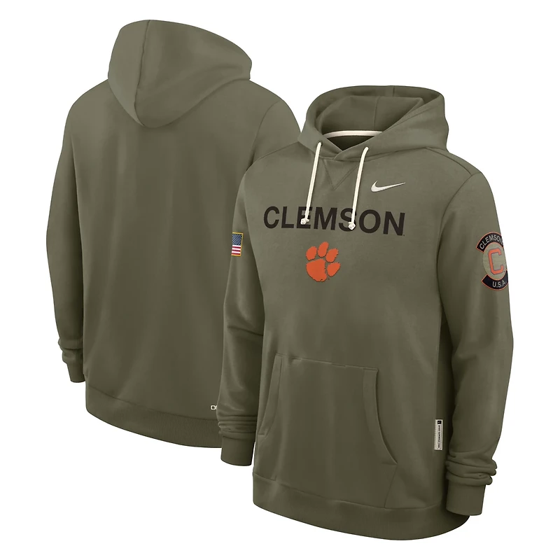 Nike Clemson Tigers 2025 Military Appreciation Performance Pullover Hoodie