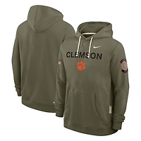 Nike Clemson Tigers 2025 Military Appreciation Performance Pullover Hoodie