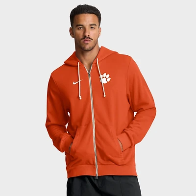 Nike Clemson Tigers 2025 Sideline Standard Issue Dri-FIT Full-Zip Hoodie