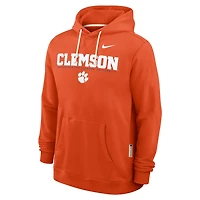 Nike Clemson Tigers 2025 Sideline Standard Issue Dri-FIT Hoodie