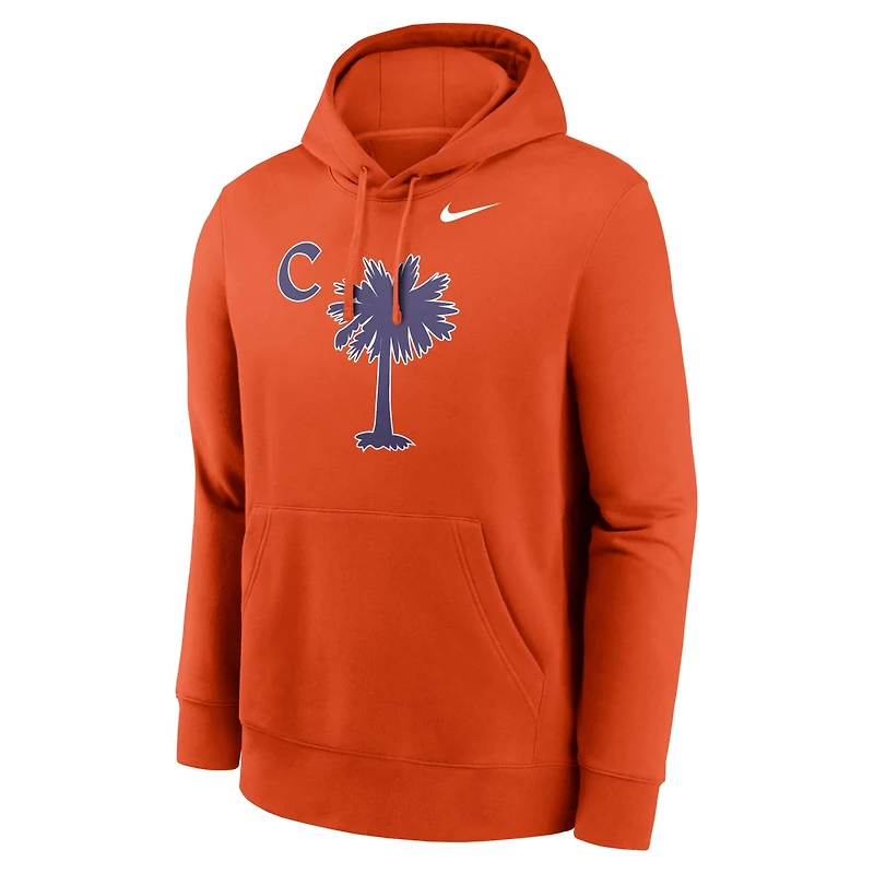 Nike Clemson Tigers Palmetto C Club Fleece Pullover Hoodie