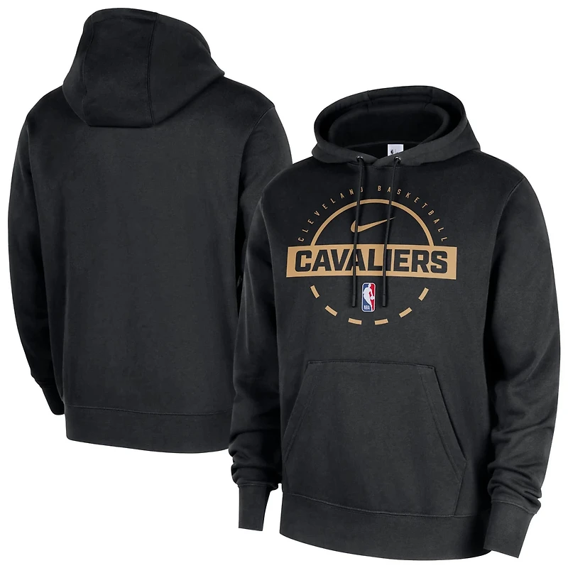 Nike Cleveland Cavaliers 2025 26 Authentic Practice Club Pullover Hoodie