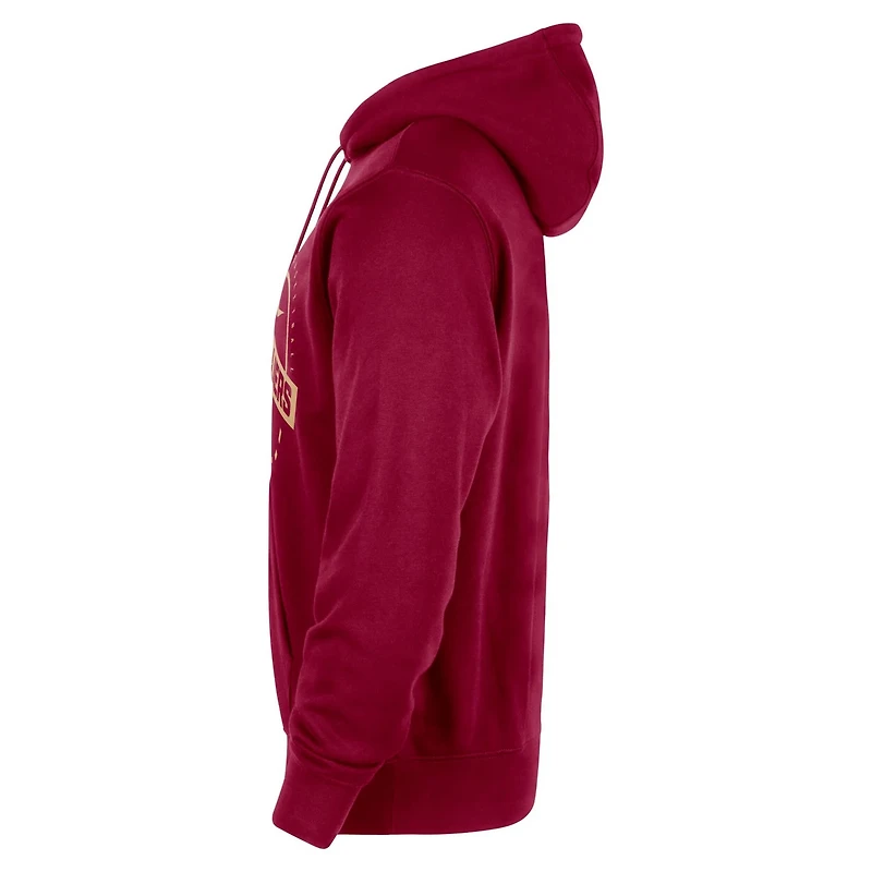 Nike Cleveland Cavaliers 2025 26 Authentic Practice Club Pullover Hoodie