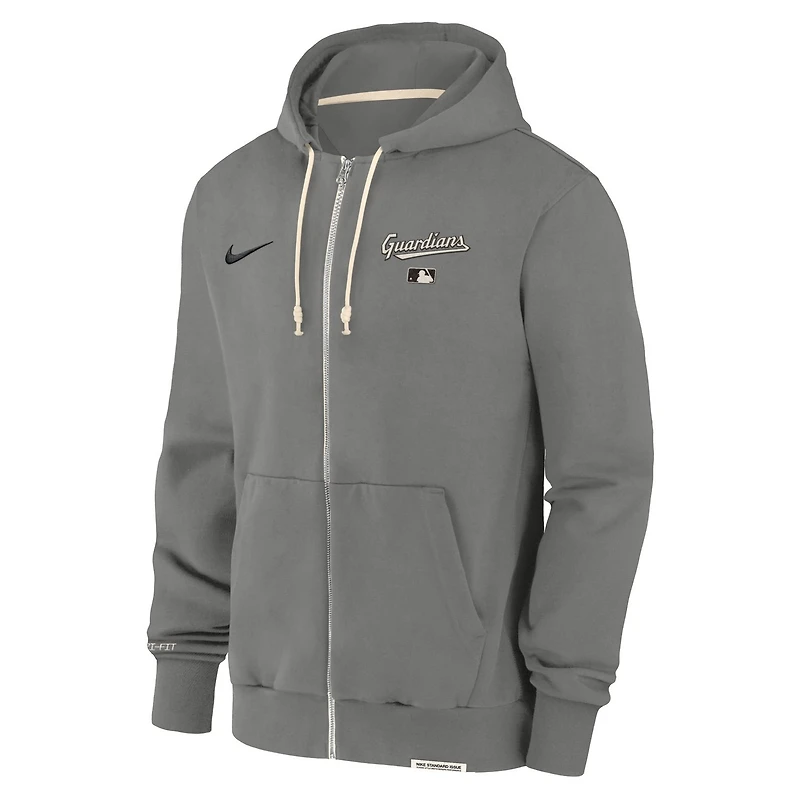 Nike Cleveland Guardians Authentic Collection Travel Performance Full-Zip Hoodie