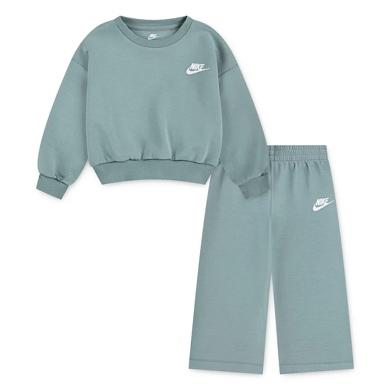 Nike Crewneck and Wide Pants 2-Piece Set