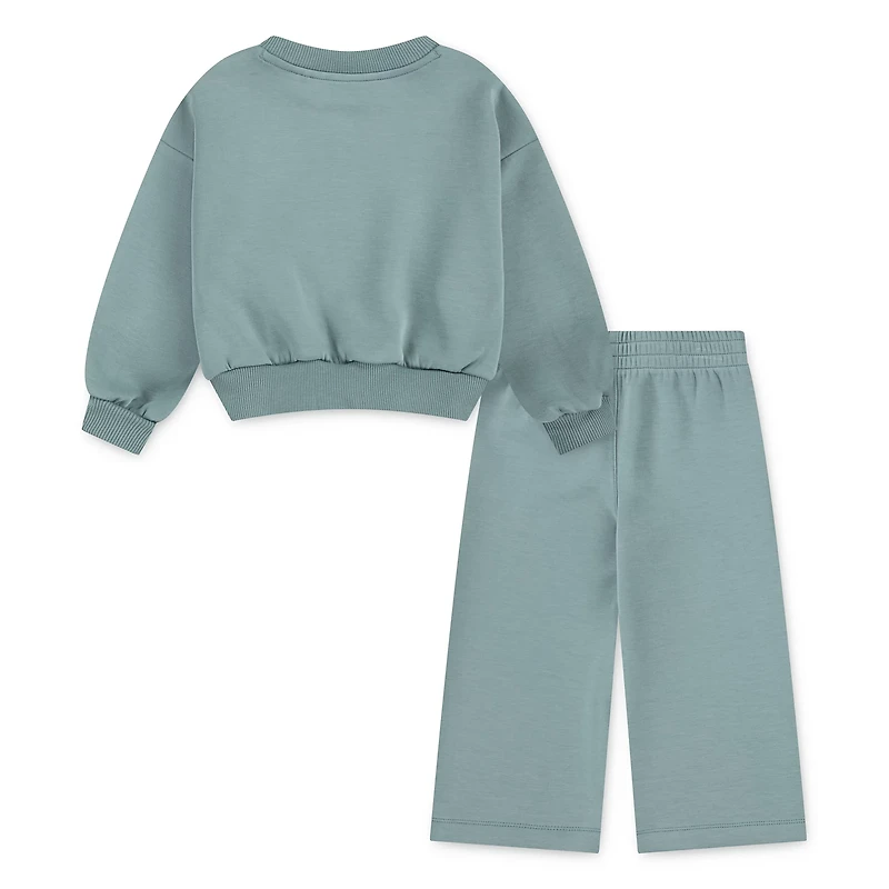 Nike Crewneck and Wide Pants 2-Piece Set