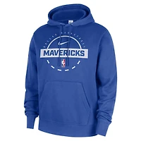 Nike Dallas Mavericks 2025 26 Authentic Practice Club Pullover Hoodie
