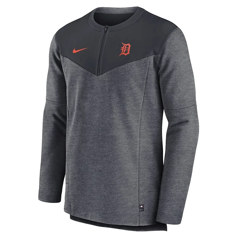 Nike Detroit Tigers Authentic Collection Game Time Performance Half-Zip Top